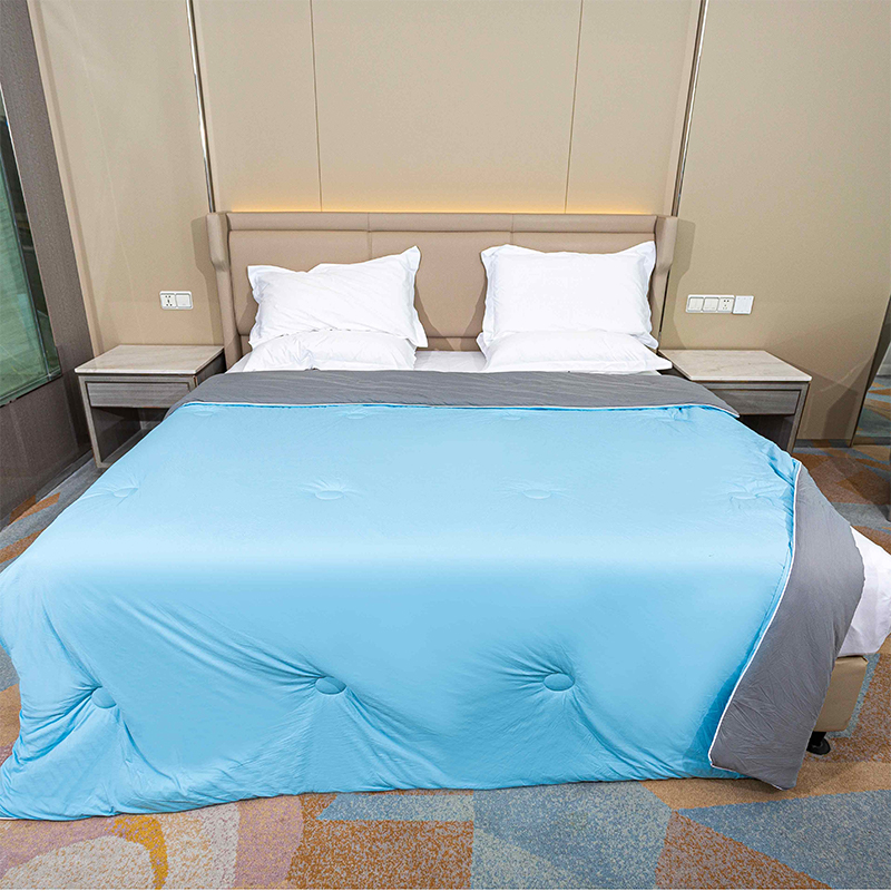 Comforter fuaraithe dúbailte le haghaidh codlata te-Duvet Cuilt Fuarú Bog Soft-Séasúir Uile-Séasúir
